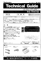 Technics - RSTR-4750 - Service manual 